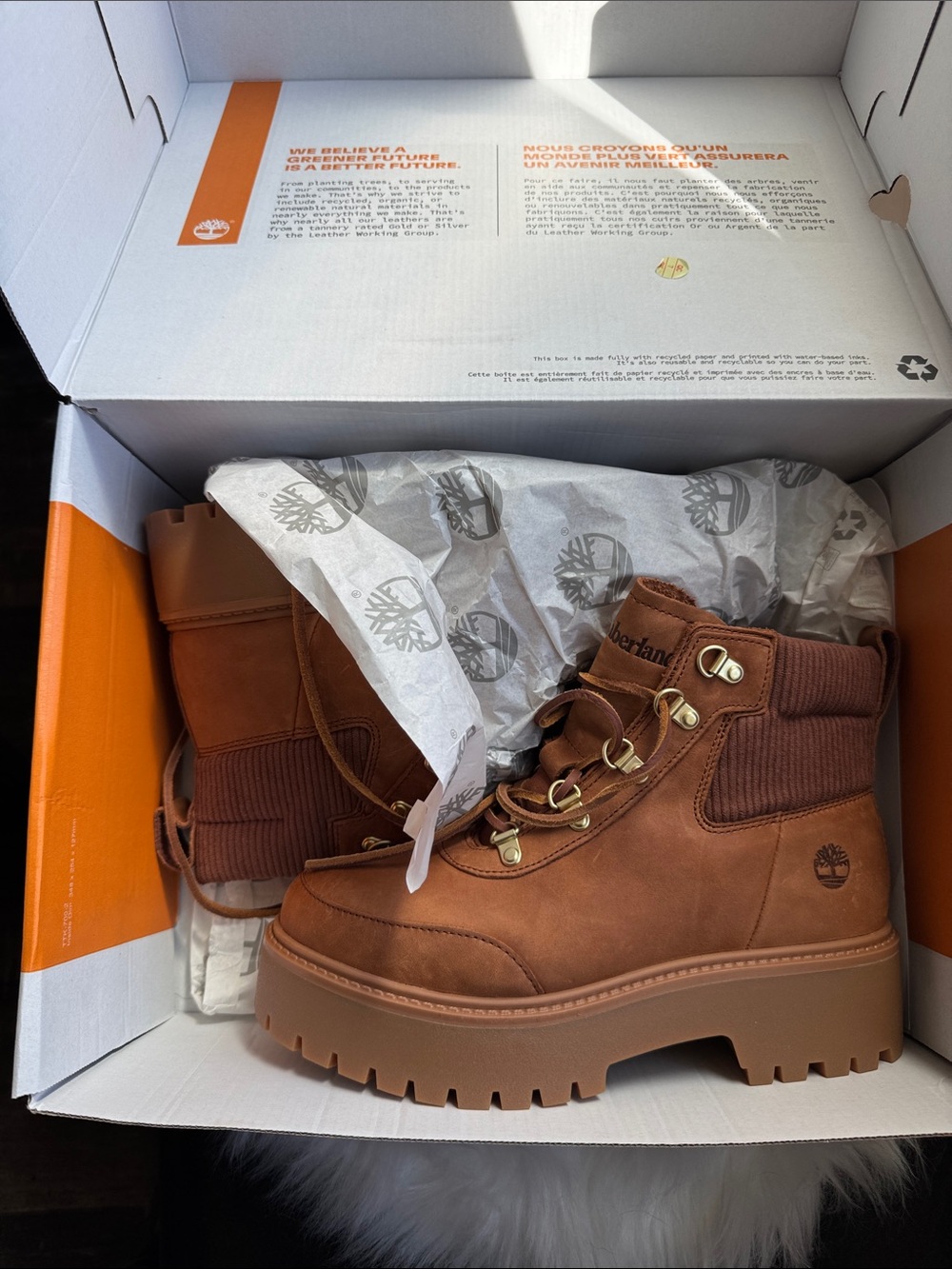 Timberland Women's Stone Street Lace-Up Lug Boots